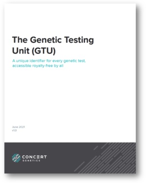 Concert Genetic Testing Unit Whitepaper Cover